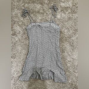 Forever 21 Monochrome Patterned Spaghetti Strap Dress